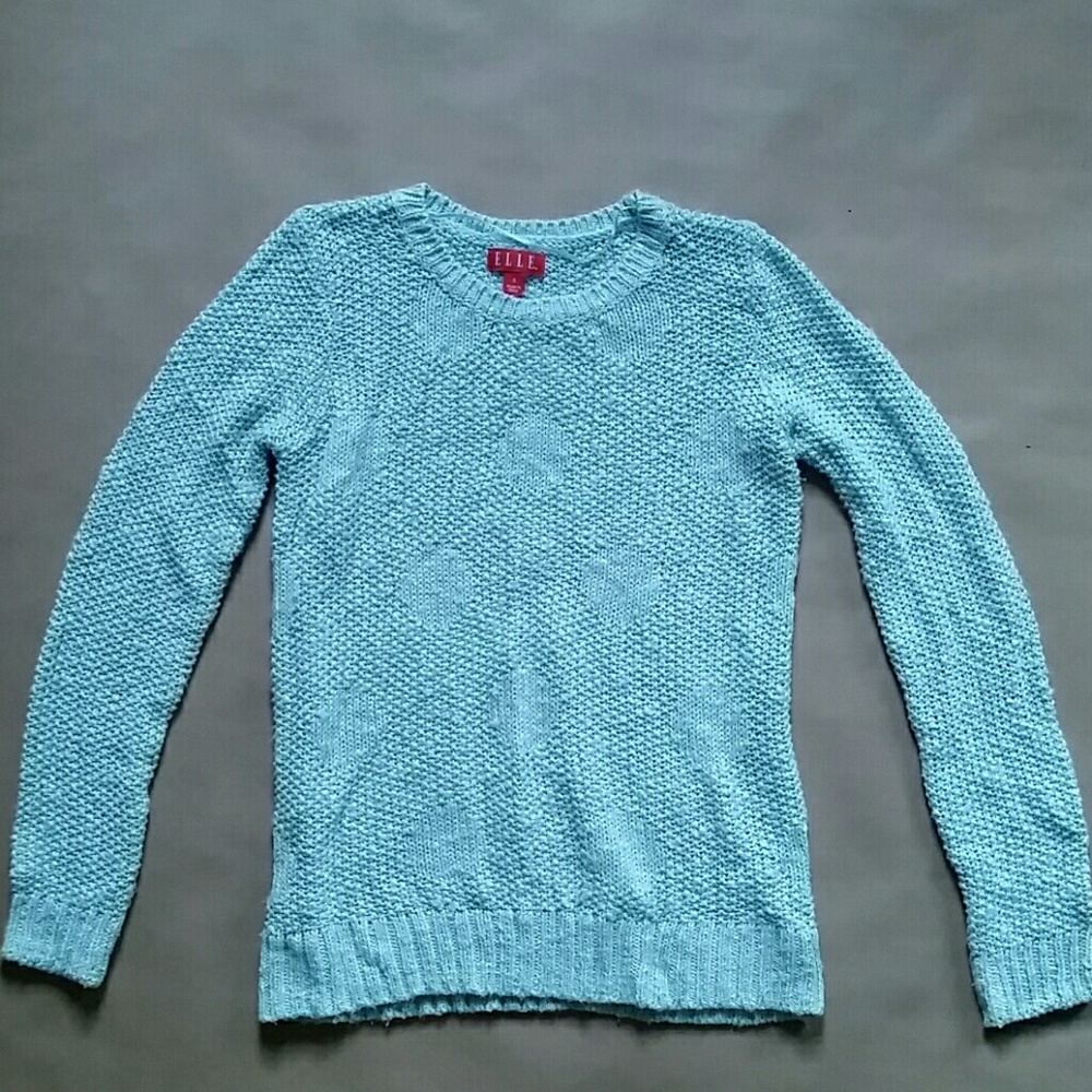 Sparkly pastel sweater